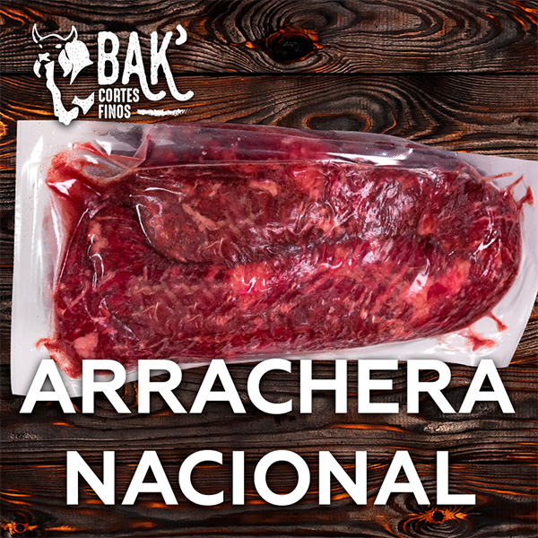 Arrachera Premium Nacional 1.4 - 1.5kg en canasta en casa